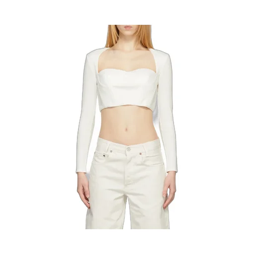Low-Neck Short T-Shirt