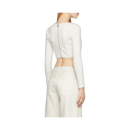 Low-Neck Short T-Shirt