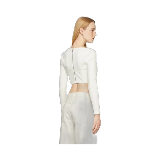 Low-Neck Short T-Shirt