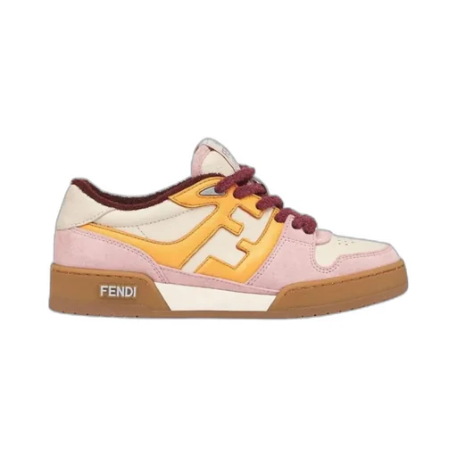 Pink Suede Low-Tops