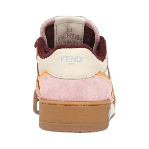 Pink Suede Low-Tops