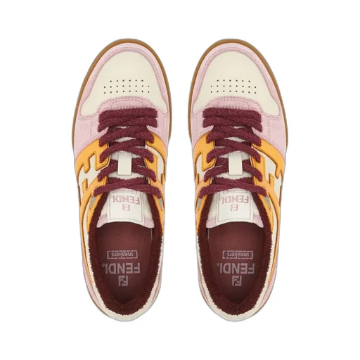 Pink Suede Low-Tops