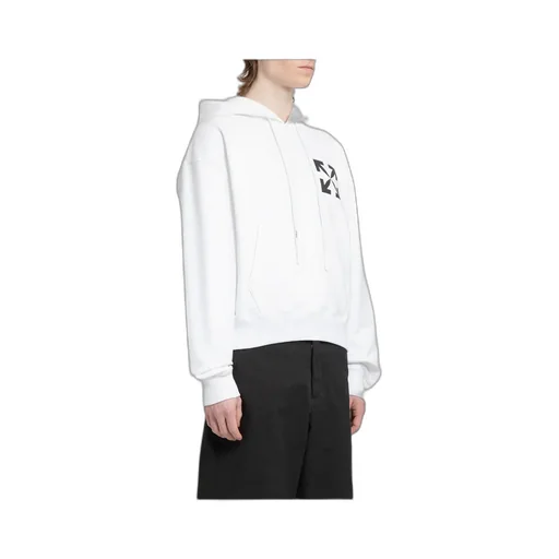 Arrows Motif Organic-Cotton Hoodie