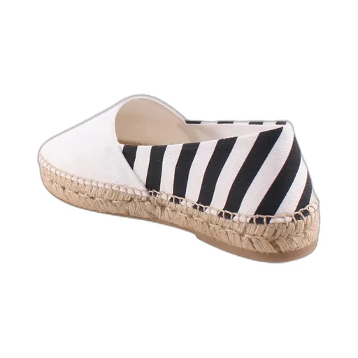Diag-Stripe Print Espadrilles