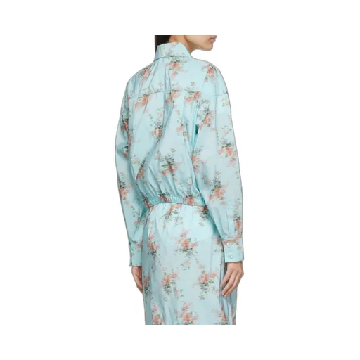 Pattern Printed Long-Sleeved Shirt