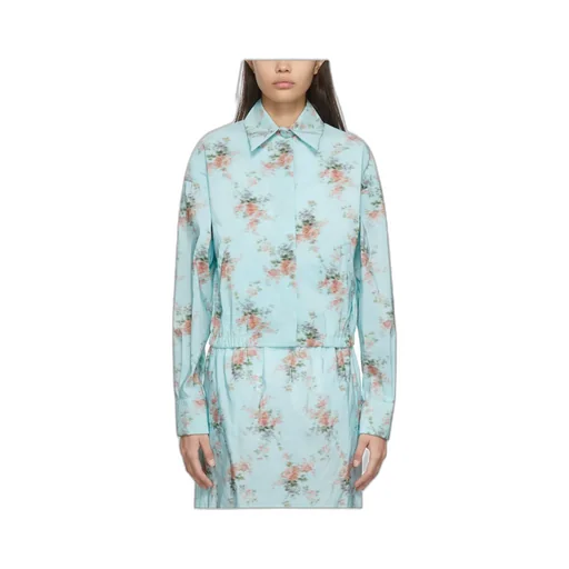 Pattern Printed Long-Sleeved Shirt
