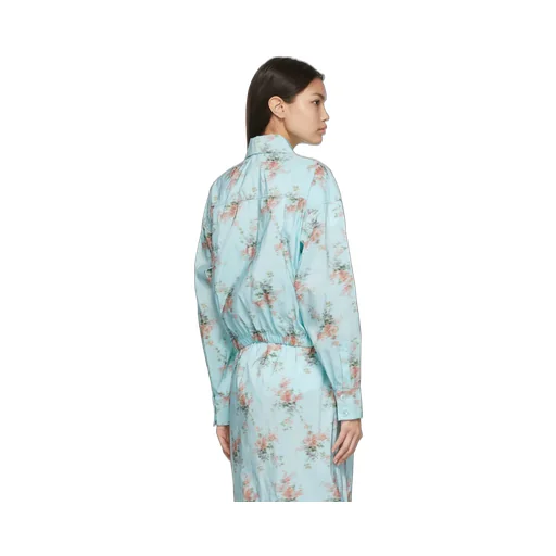Pattern Printed Long-Sleeved Shirt