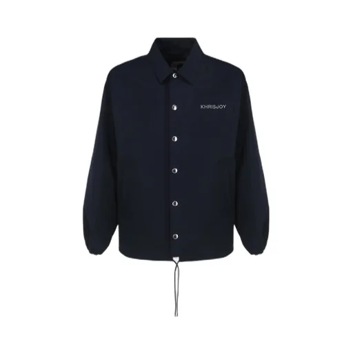 Khrisjoy Collared Button-Up Coach Jacket