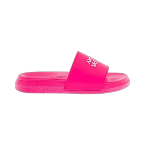 Alexander Mcqueen Logo Embossed Slip-On Slides