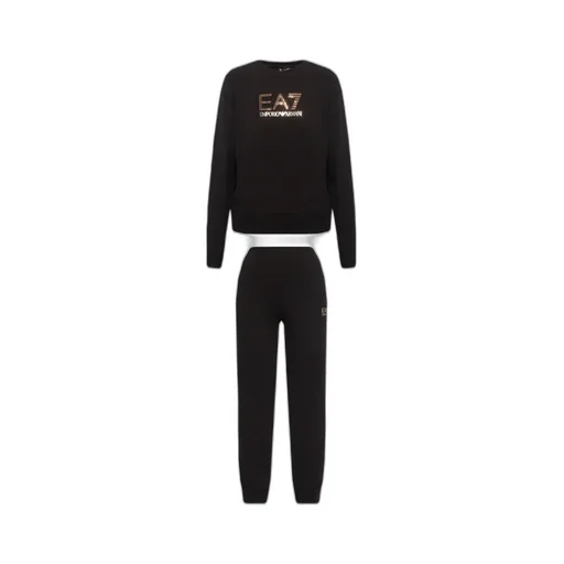 Studded-Logo Sweatshirt Tracksuit