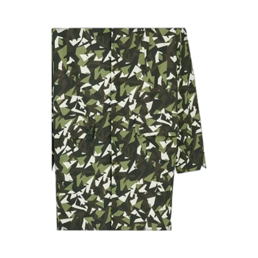 Medium And Long Style Camouflage With Hat Casual Jacket