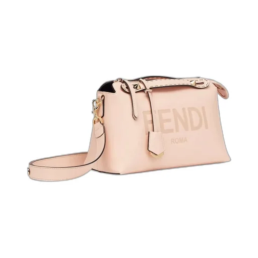 Debossed Logo Shoulder Bag