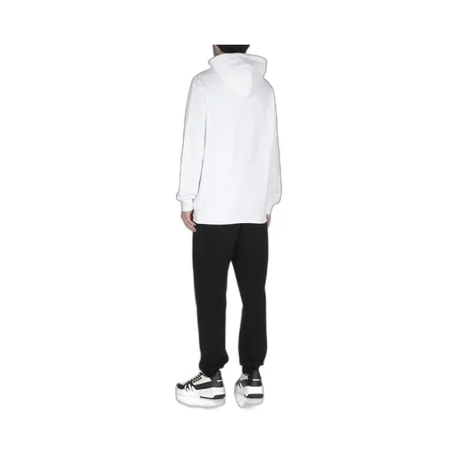 Moschino Logo Printed Drawstring Hoodie