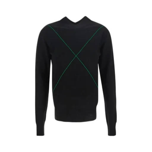 Contrast-Stitch Jumper