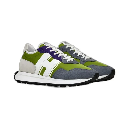 Logo Panelled Sneakers