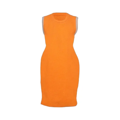 Sorbetto Contrast-Trim Knitted Mini Dress