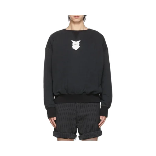 Animal Totem Patch-Detail Sweatshirt