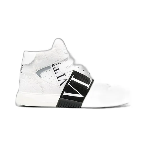 Valentino Vl7N Round Toe Mid-Top Sneakers