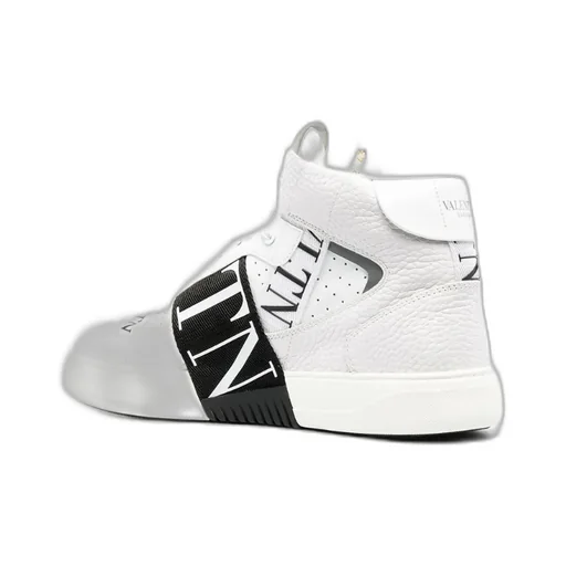 Valentino Vl7N Round Toe Mid-Top Sneakers