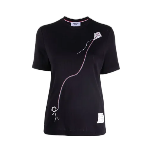 Mrs Thom Kite-Embroidered T-Shirt