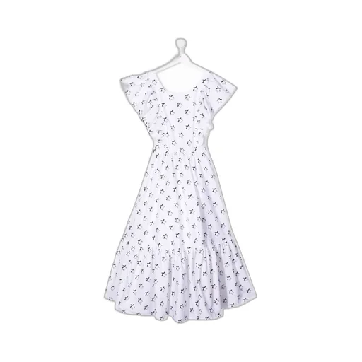 Teen Star-Print Ruffled Dress