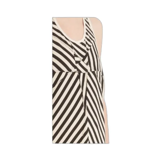 Rick Owens Drkshdw Striped Crewneck Tank Top