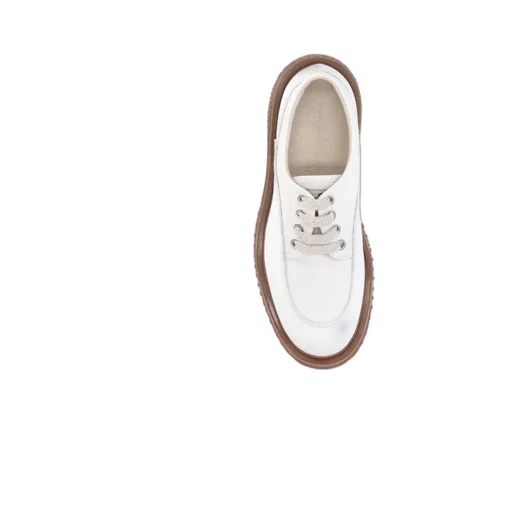 Hogan Untraditional Round Toe Lace-Up Sneakers