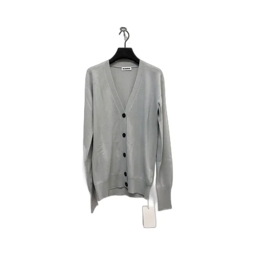 Logo V-Neck Knitted Cardigan