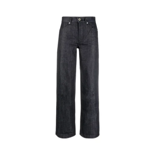 Logo-Patch Straight-Leg Trousers