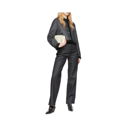 Logo-Patch Straight-Leg Trousers