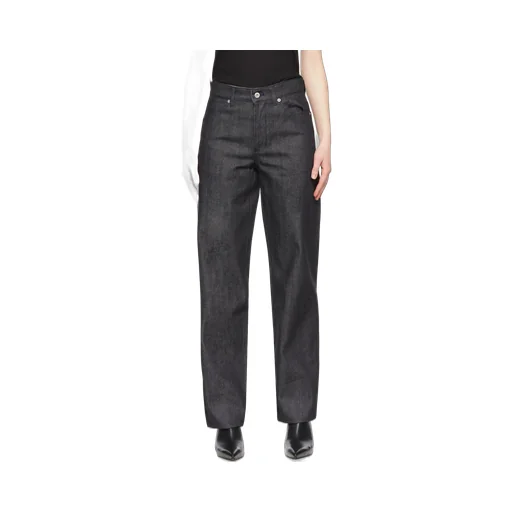 Logo-Patch Straight-Leg Trousers