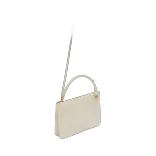 Jil Sander Logo Printed Zipped Crossbody Bag