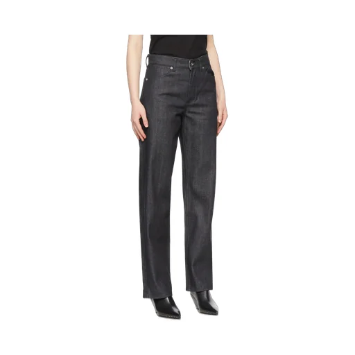 Logo-Patch Straight-Leg Trousers