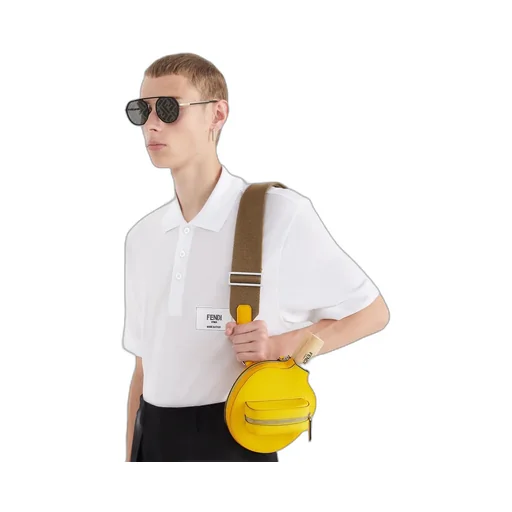 Fendi Logo Embroidered Short-Sleeved Polo Shirt