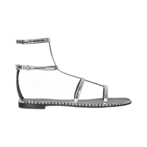Giuseppe Zanotti Embellished Flat Gladiator Sandals