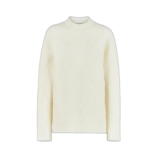 White Viscose Jumper