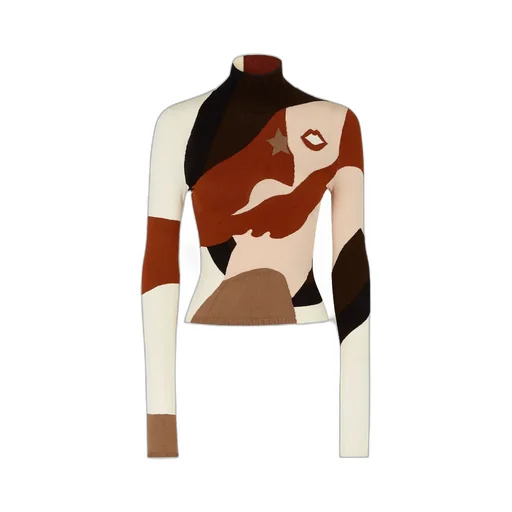 Multicolour Viscose Jumper