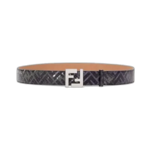 Fendi Ff Buckle Patterned Belt