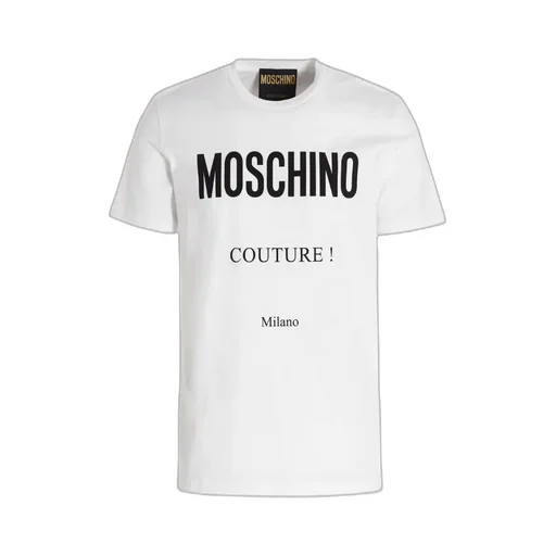 Moschino Logo Printed Crewneck T-Shirt