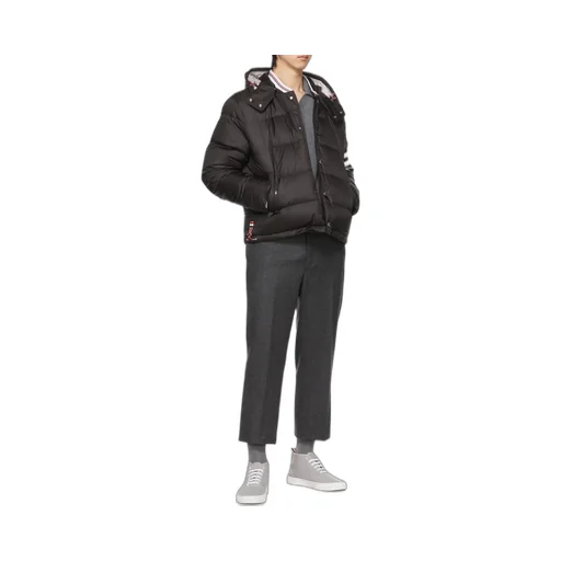 4-Bar Long-Sleeved Knitted Polo Shirt
