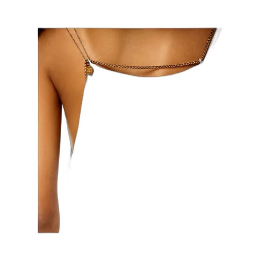 Chain Draped Top In Viscose