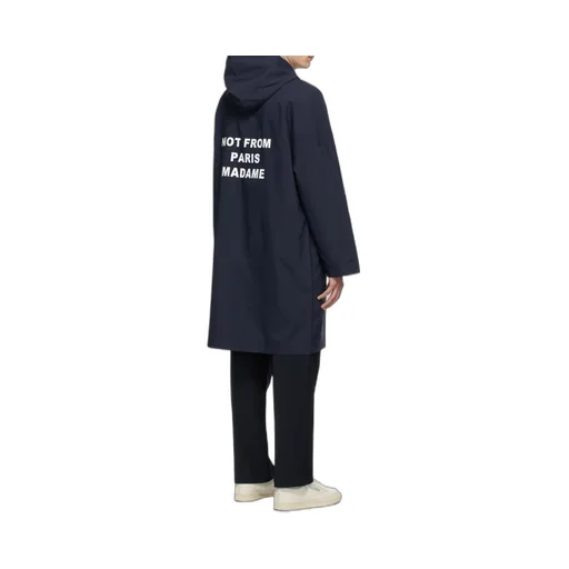 Slogan-Print Hooded Windbreaker