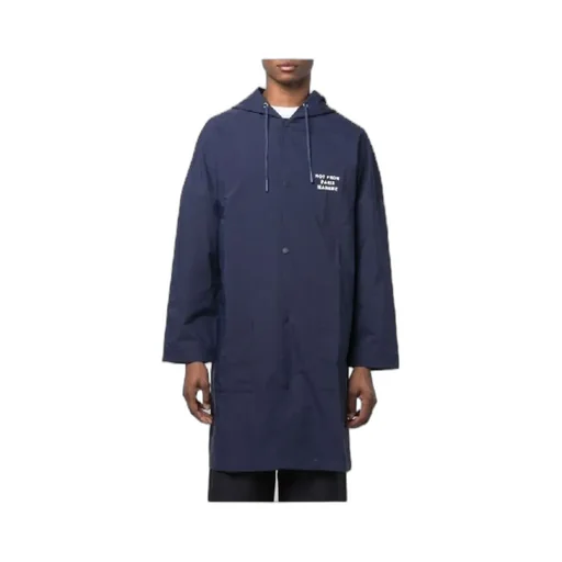 Slogan-Print Hooded Windbreaker
