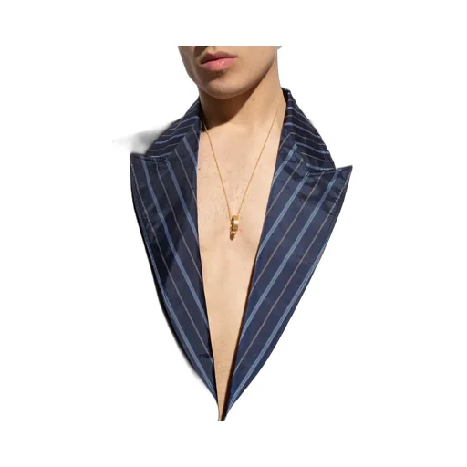 Maison Margiela 11 Ring Rolo Chained Pendant Necklace