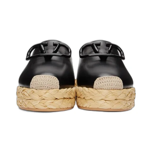 Logo-Detail Espadrille Mules
