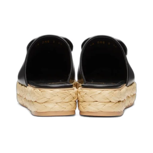 Logo-Detail Espadrille Mules