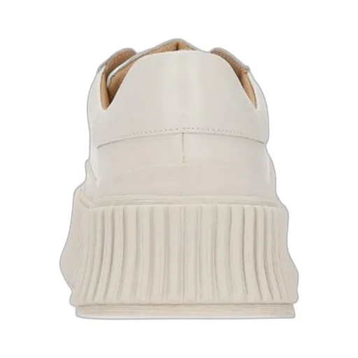 Ribbed-Sole Low-Top Sneakers