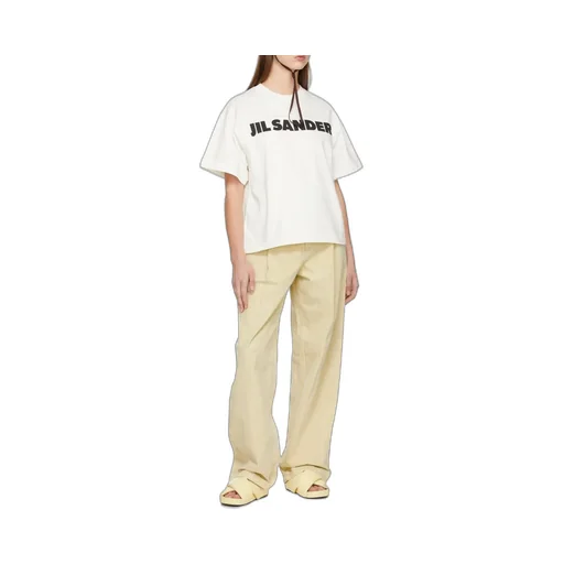 Pleat-Detail Straight-Leg Trousers