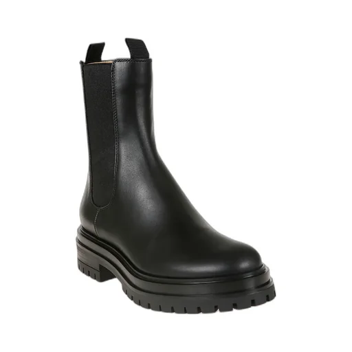 Round-Head Short Boots