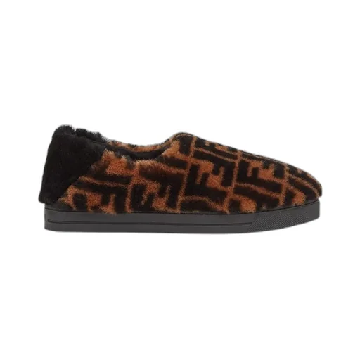 Fendi Kids Ff Motif Loafers